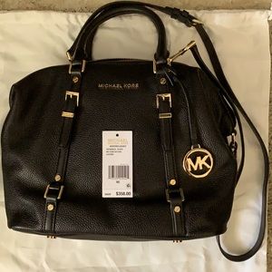 Michael Kors Bedford Legacy Leather Satchel Black